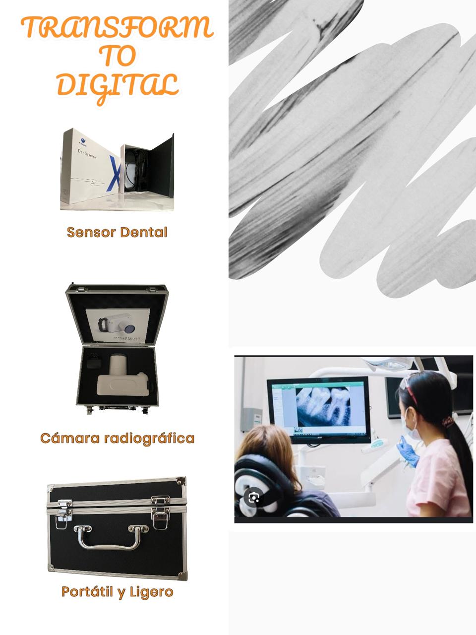 Set de Radiografía Digital Sensor Radiográfico Digital y Rayo Radiográfico Portátil