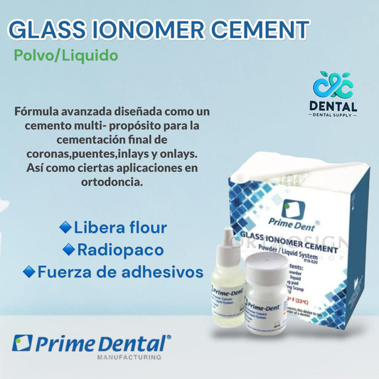 Ionomero de Vidrio Cemento Prime-Dent®